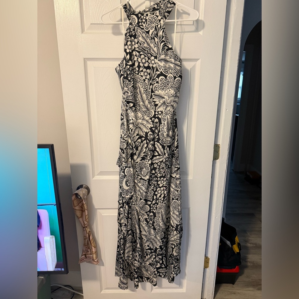 NWT J.Crew Collection Black and White  Dress. Size 10